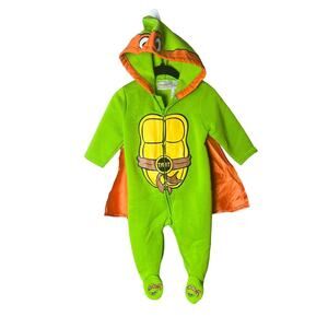 Ninja Turtle Baby Cape Costume 6/9 Months Halloween Costume